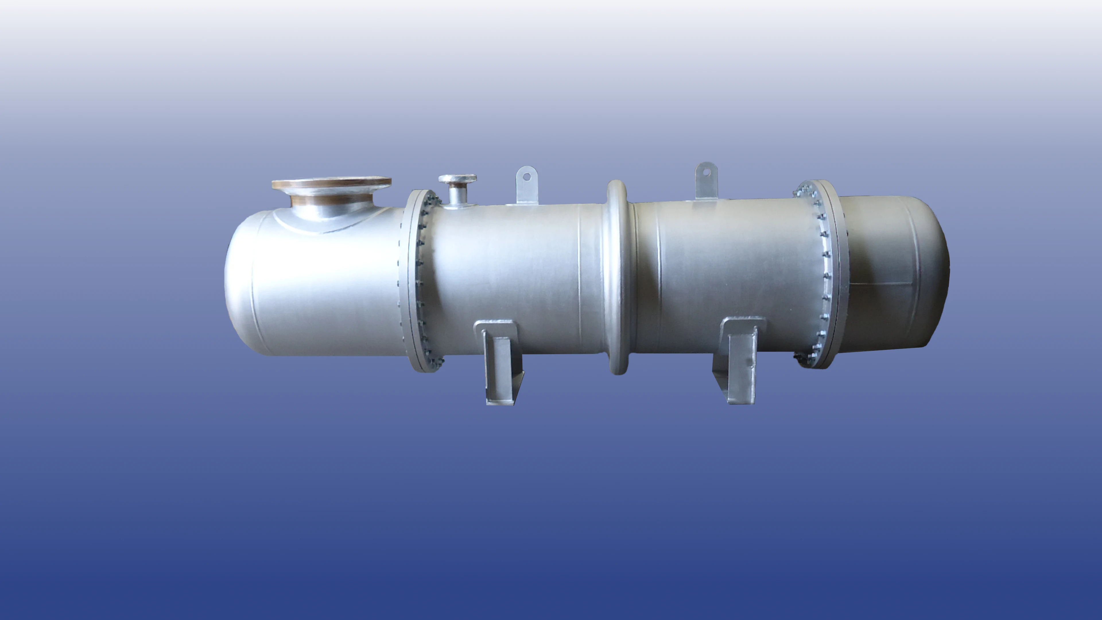 BTL Linear Heat exchanger in stainless steel with expansion junction - Chemical Industry